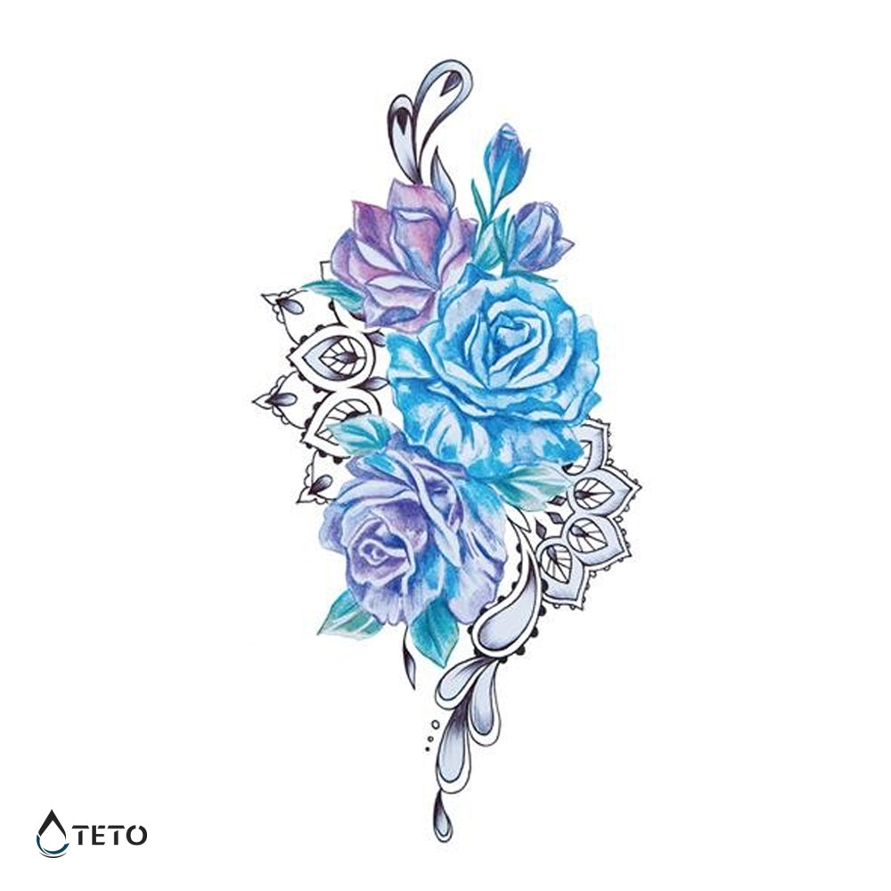 Rosas azules