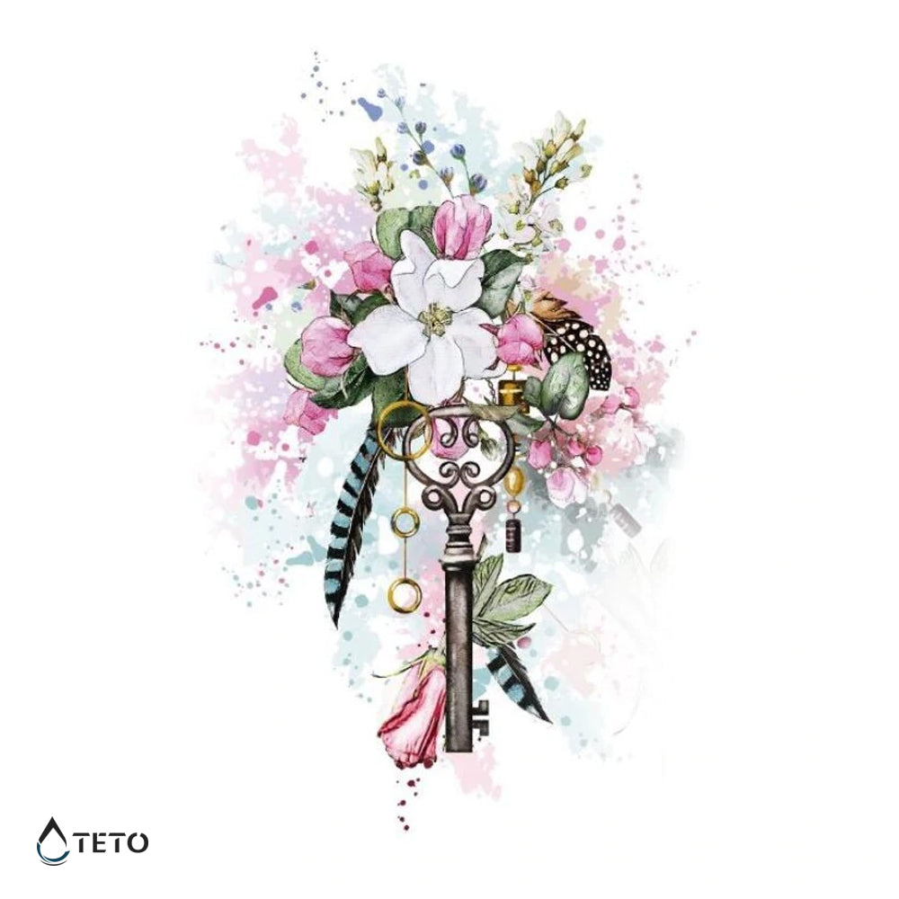 Flores con llave