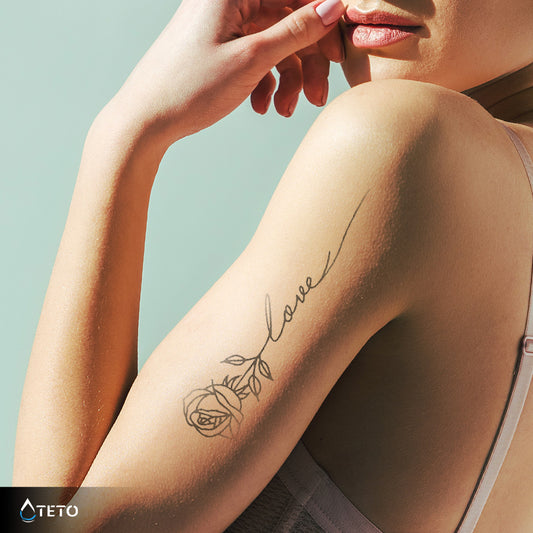 Amor - rosa - set – Semipermanente