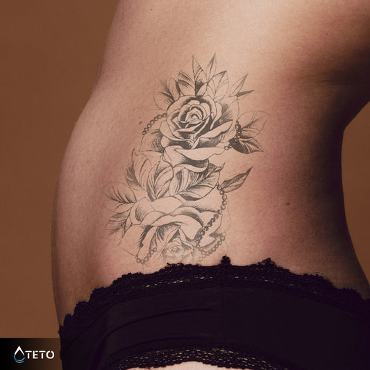 Rosa con cuentas – Semipermanente