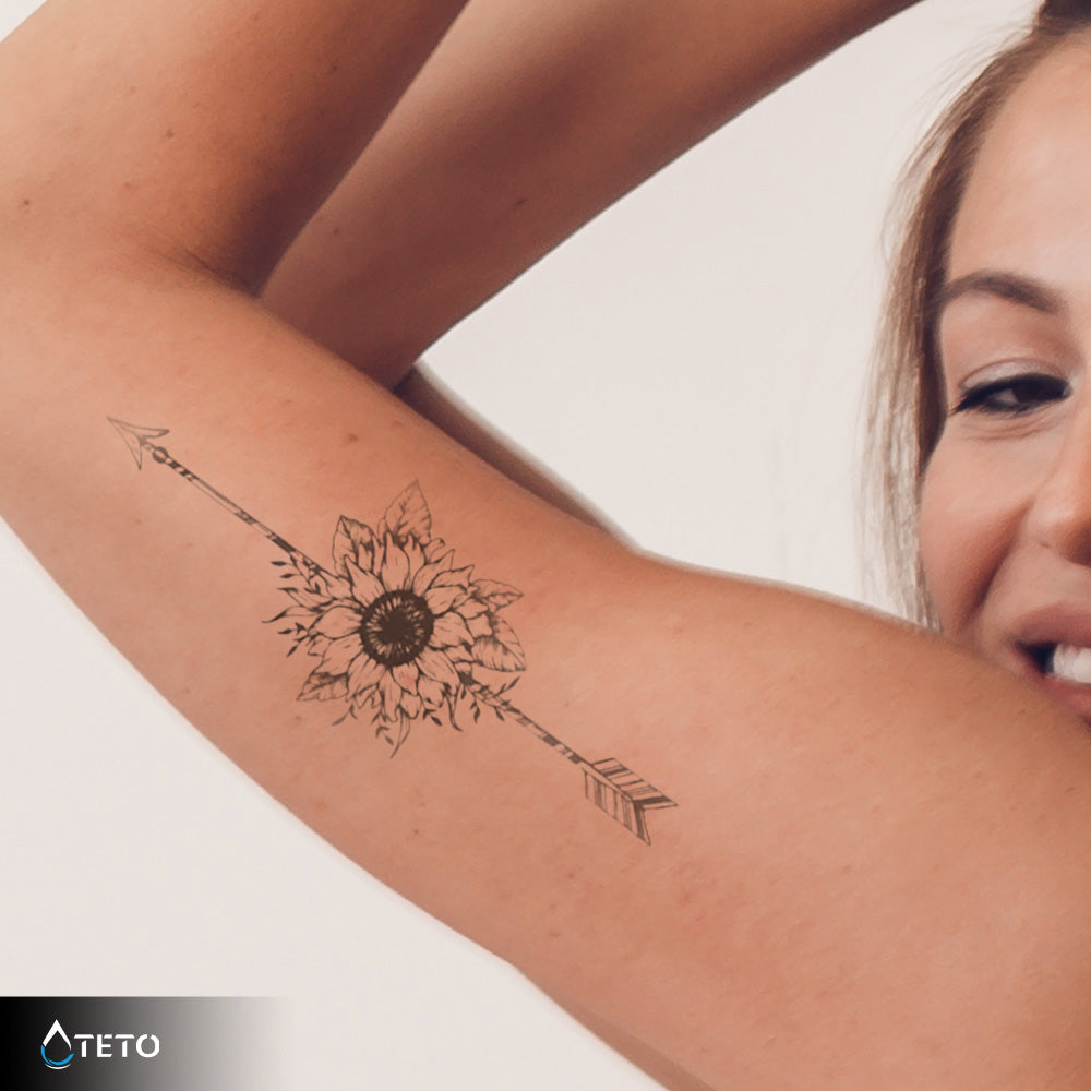 Flechas con flor - set – Semipermanente