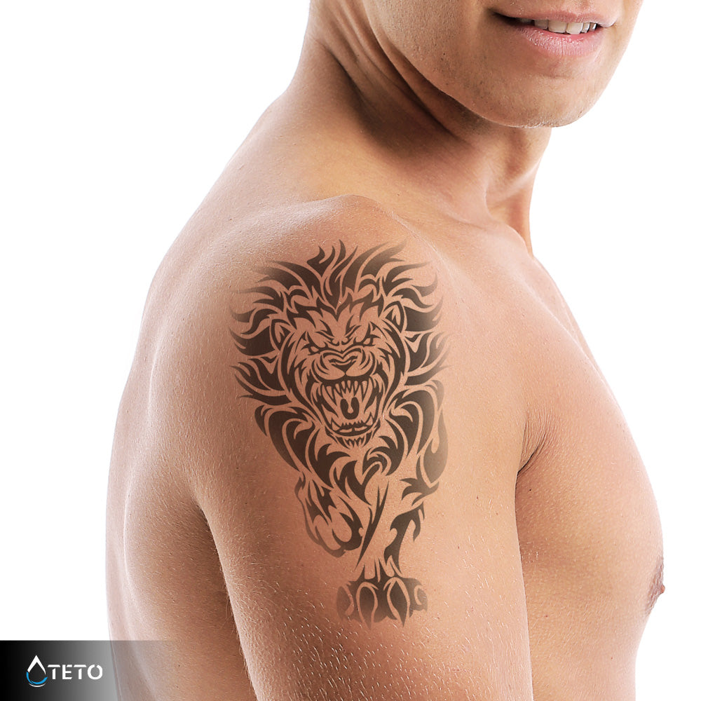 León tribal – Semipermanente