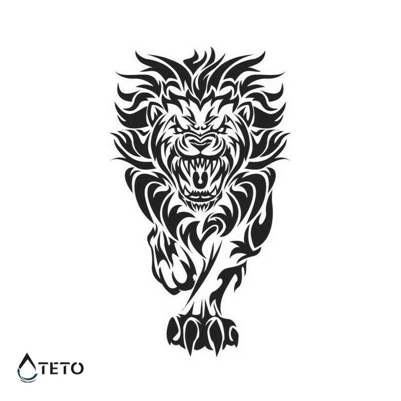 León tribal – Semipermanente