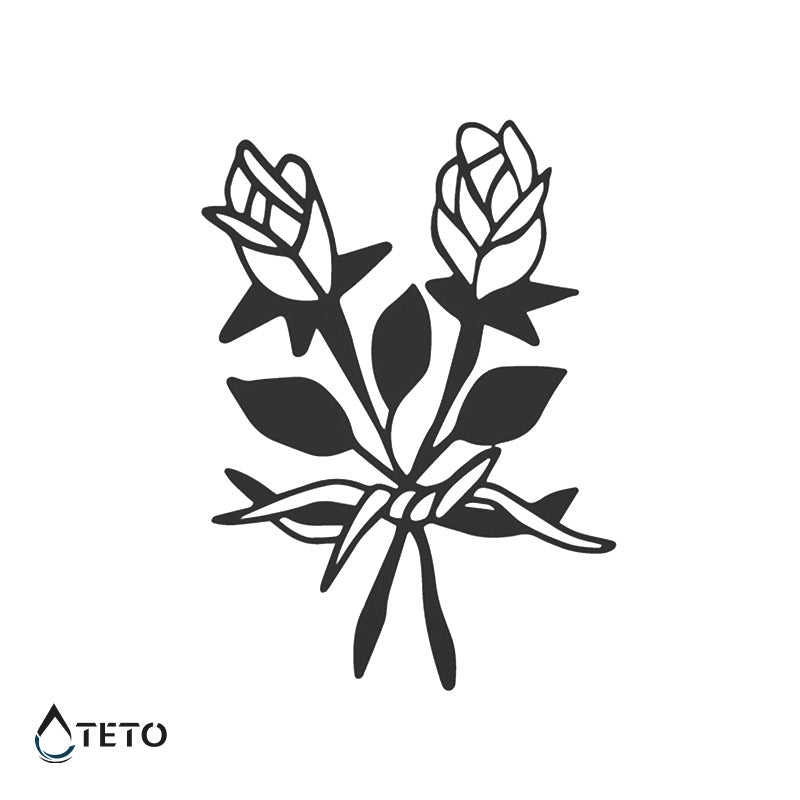 Par de rosas – Semipermanente