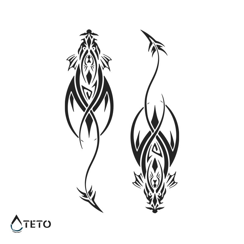 Pez abstracto - set – Semipermanente
