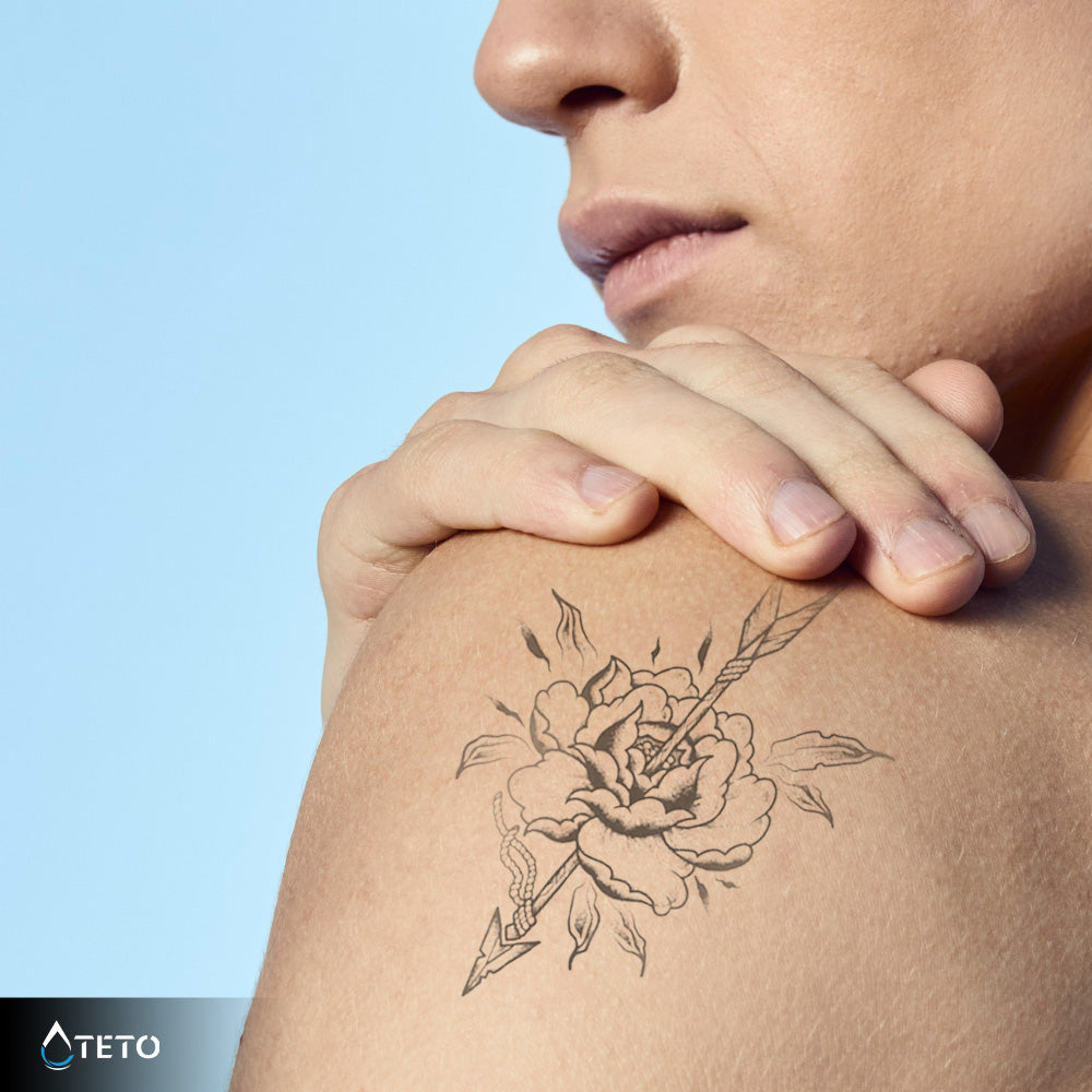 Flor con flecha – Semipermanente
