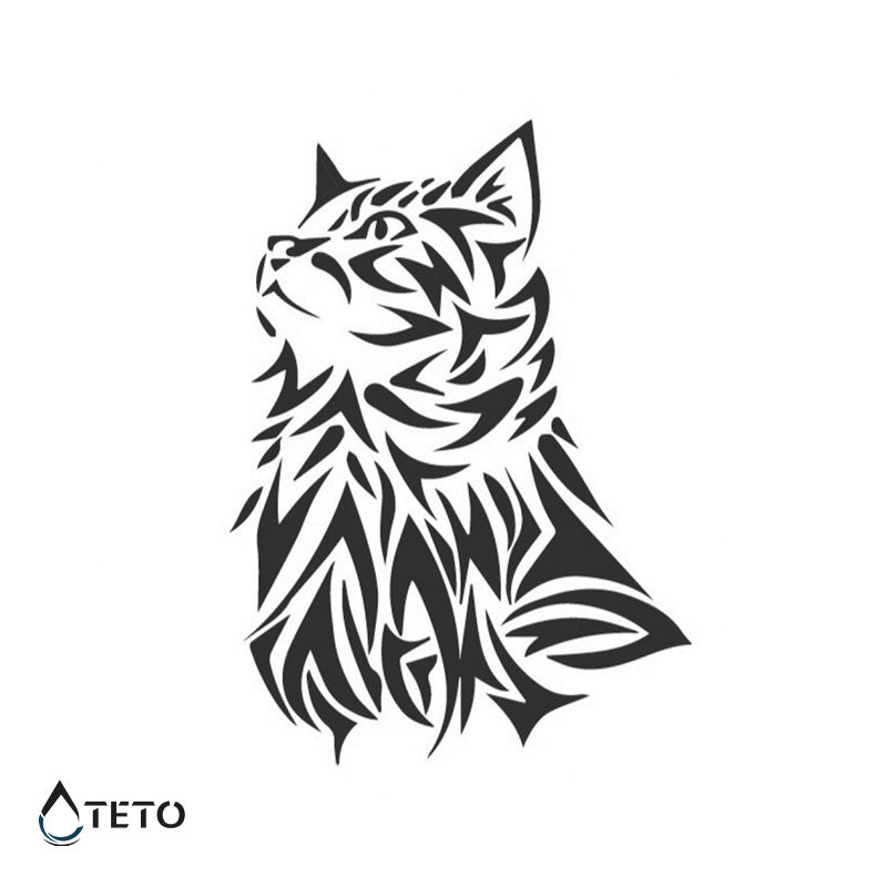 Gato minimalista – Semipermanente