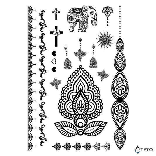 Pulsera y motivos – set – Tipo J