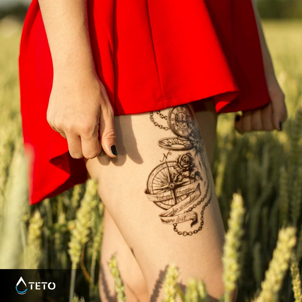 Brújula y reloj