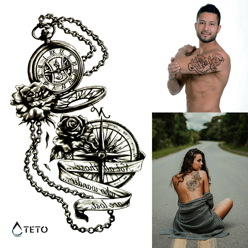 Brújula y reloj
