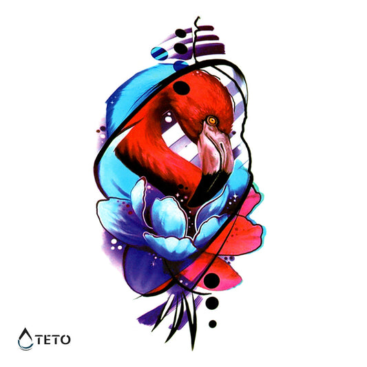 Flamenco con flor