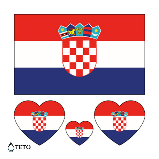 Bandera de Croacia - set