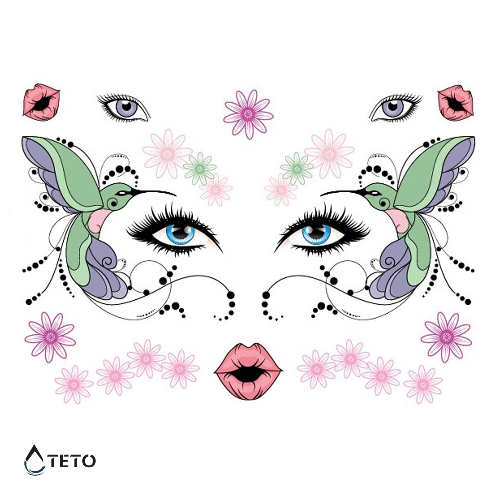 Cara de colibrí – Escarchados - set