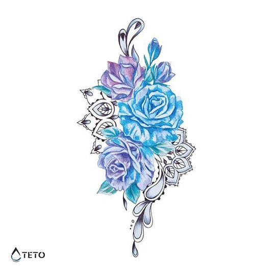 Rosas azules