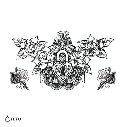 Candado del corazón - set