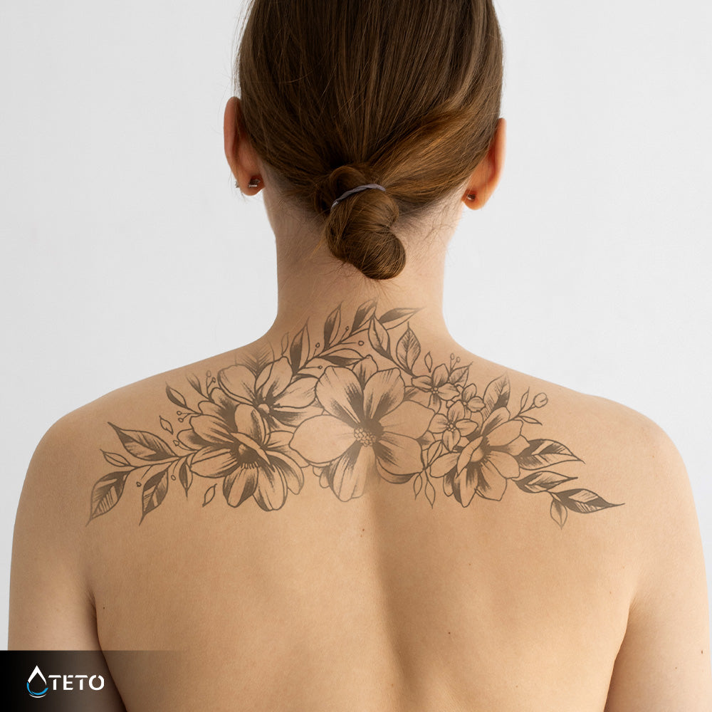 Flores en escala de grises – Semipermanente