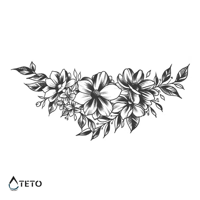 Flores en escala de grises – Semipermanente